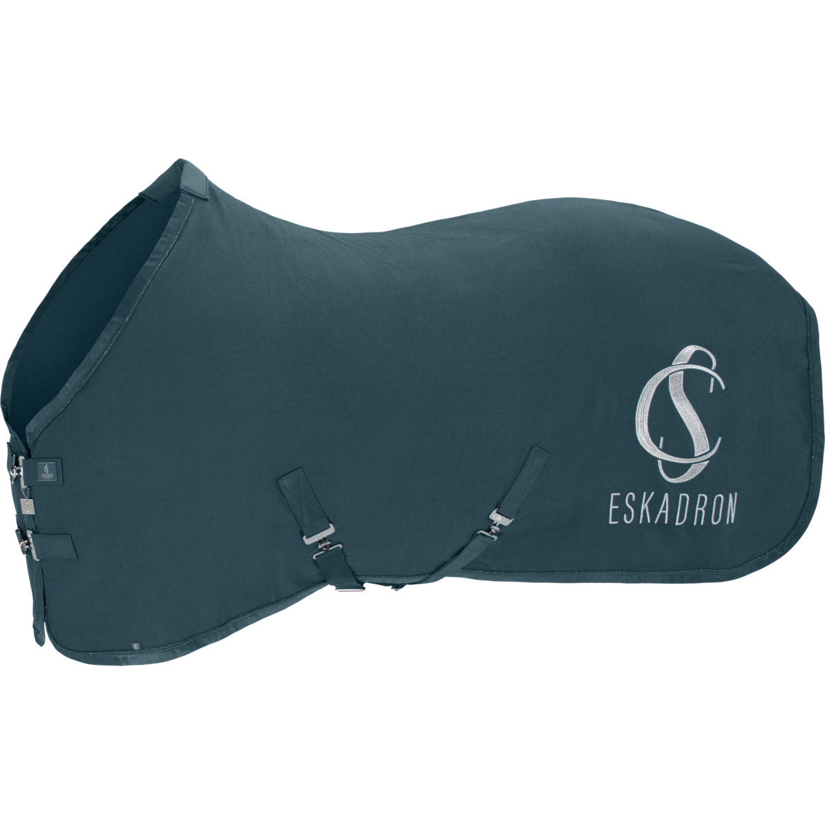 Eskadron Fleecedecke Classic Sports Waffelbaumwolle Ocean