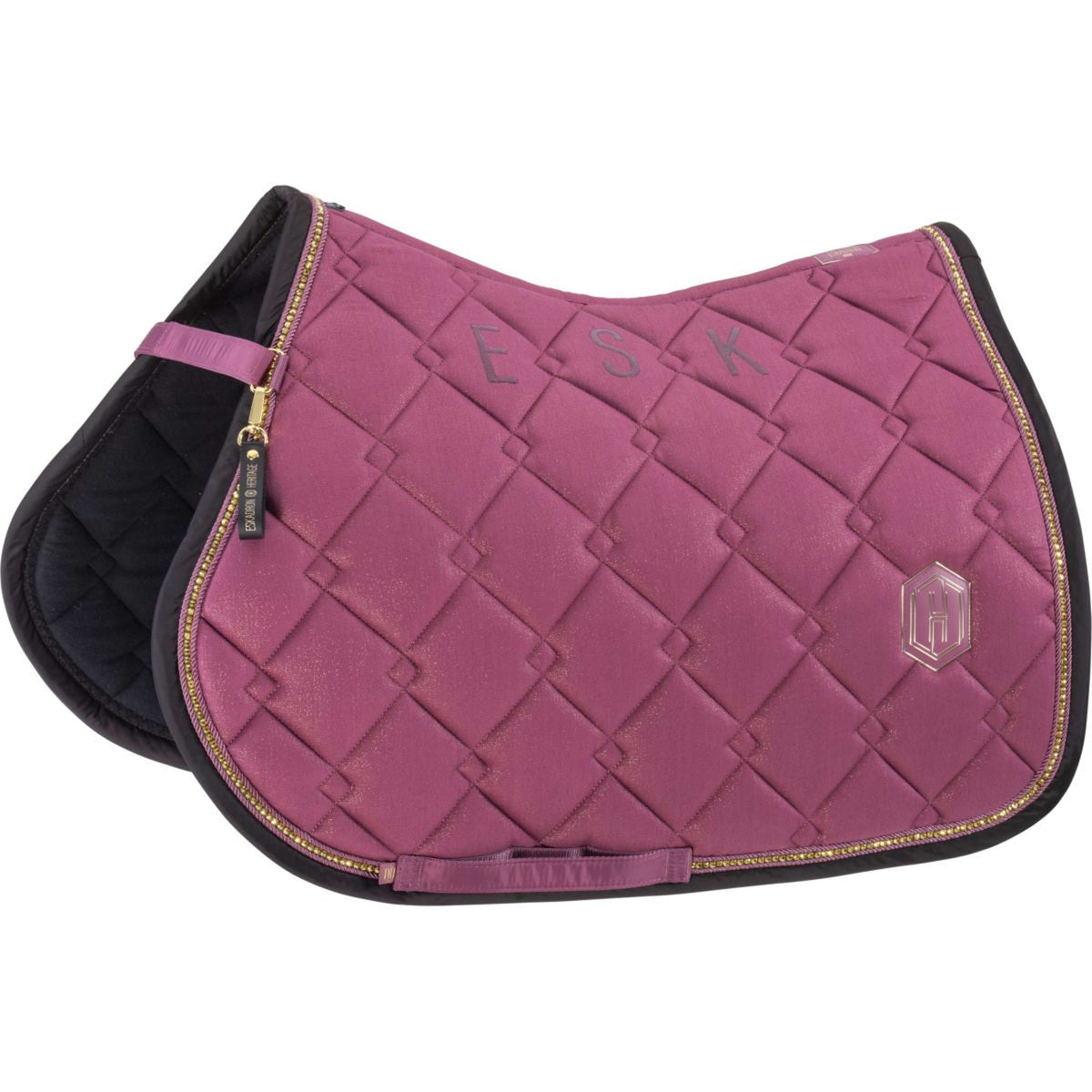 Eskadron Schabracke Heritage Cotton Glitter Crystal Vielseitigkeit Wildberry