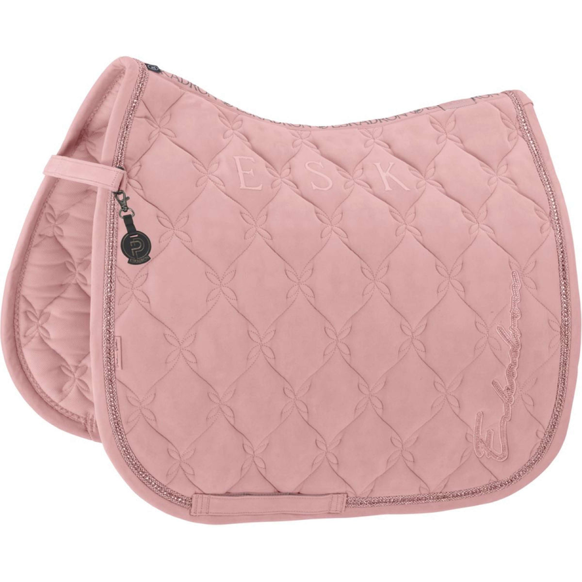 Eskadron Schabracke Velours Crystal Platinum '25 Dressur Soft Rouge