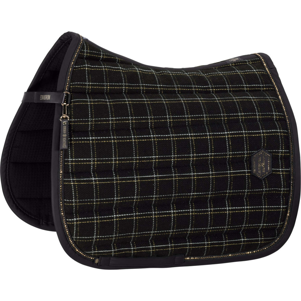 Eskadron Schabracke Heritage Bouclé Crystal Dressur Schwarz