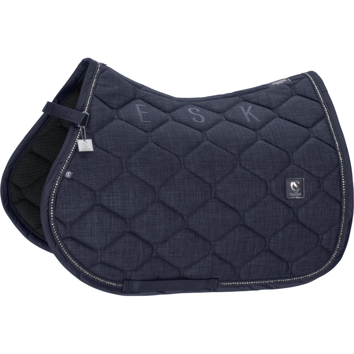 Eskadron Schabracke Classic Sports Bouclé Crustal Vielseitigkeit Navy
