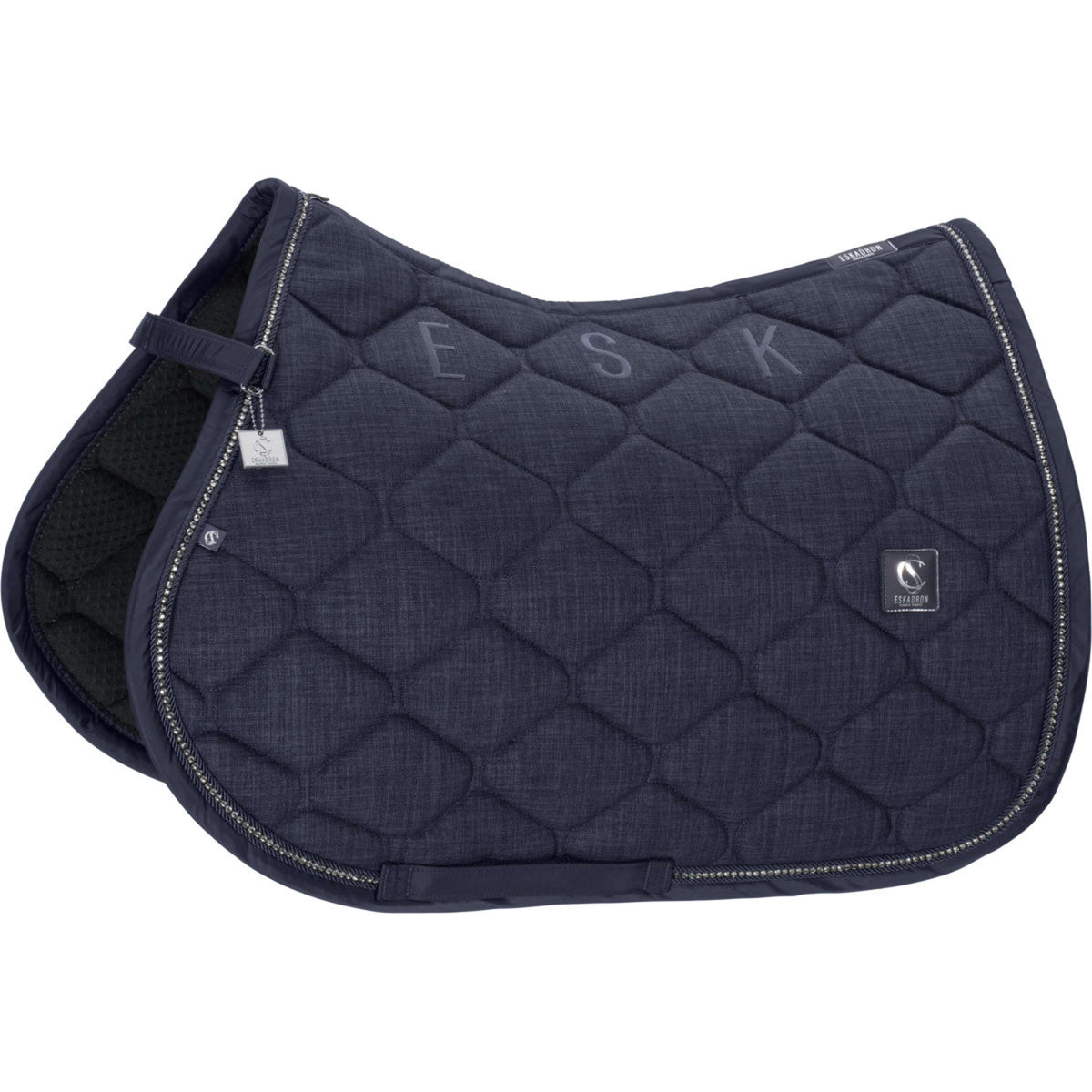 Eskadron Schabracke Classic Sports Bouclé Crustal Vielseitigkeit Navy