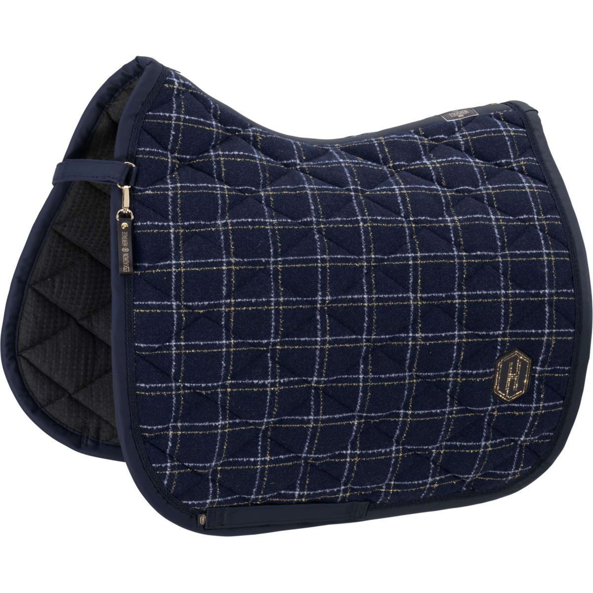Eskadron Schabracke Heritage Bouclé Emblem Dressur Navy