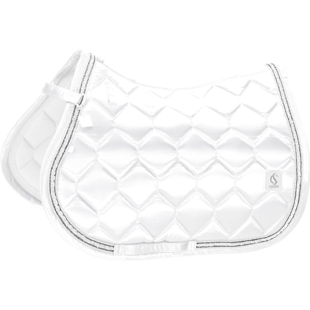 Eskadron Schabracke Classic Sports Satin Frills Vielseitigkeit WeiÃŸ