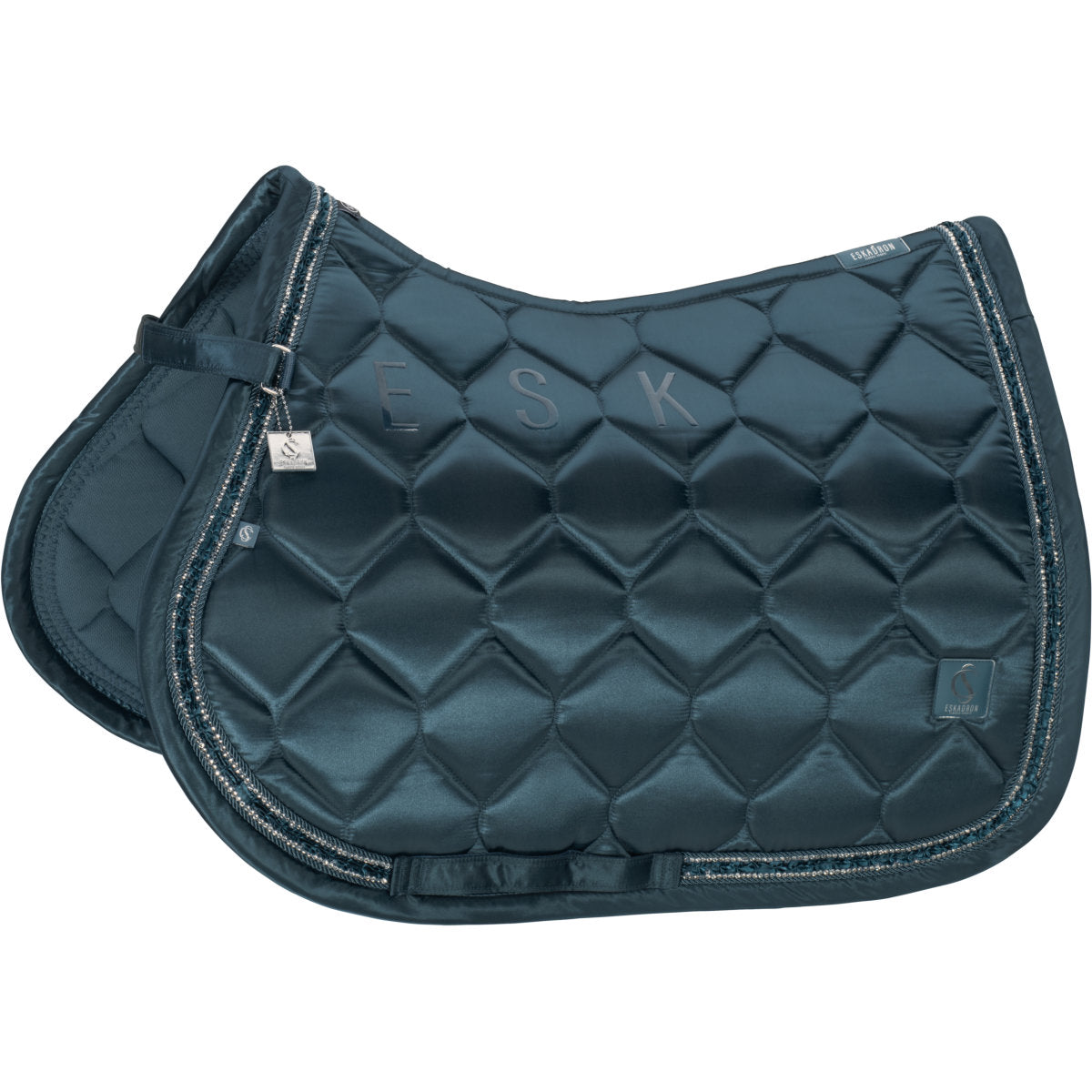 Eskadron Schabracke Classic Sports Satin Frills Vielseitigkeit Ocean