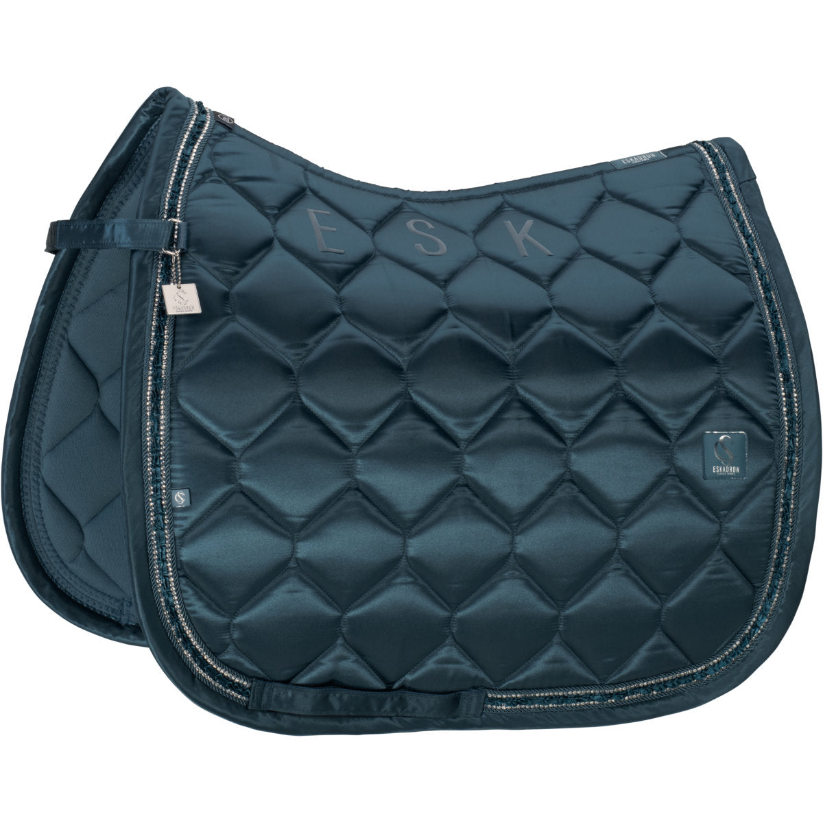 Eskadron Schabracke Classic Sports Satin Frills Dressur Ocean