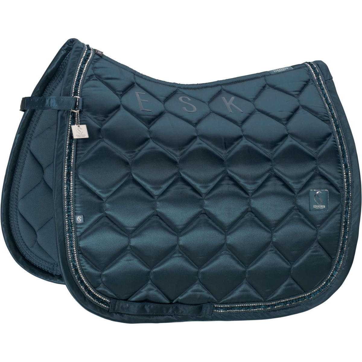 Eskadron Schabracke Classic Sports Satin Frills Dressur Ocean