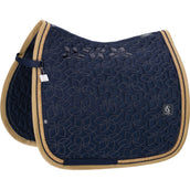 Eskadron Schabracke Classic Sports Glossy Jewel Contrast Dressur Navy
