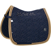 Eskadron Schabracke Classic Sports Glossy Jewel Contrast Dressur Navy