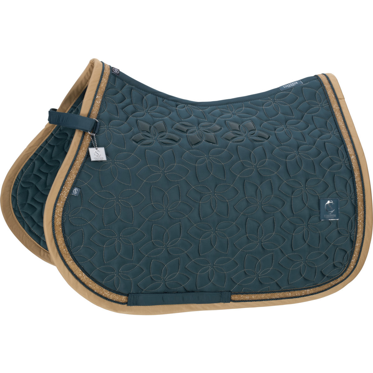 Eskadron Schabracke Classic Sports Glossy Jewel Contrast Vielseitigkeit Ocean