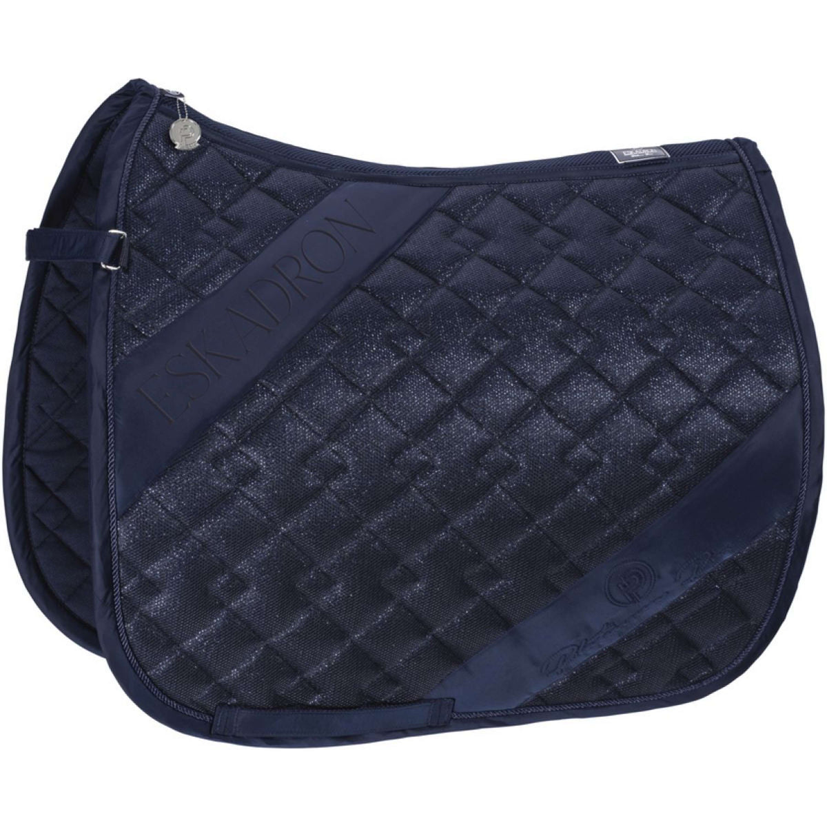 Eskadron Schabracke Platinum Pure Glitter Mesh Dressur Navy