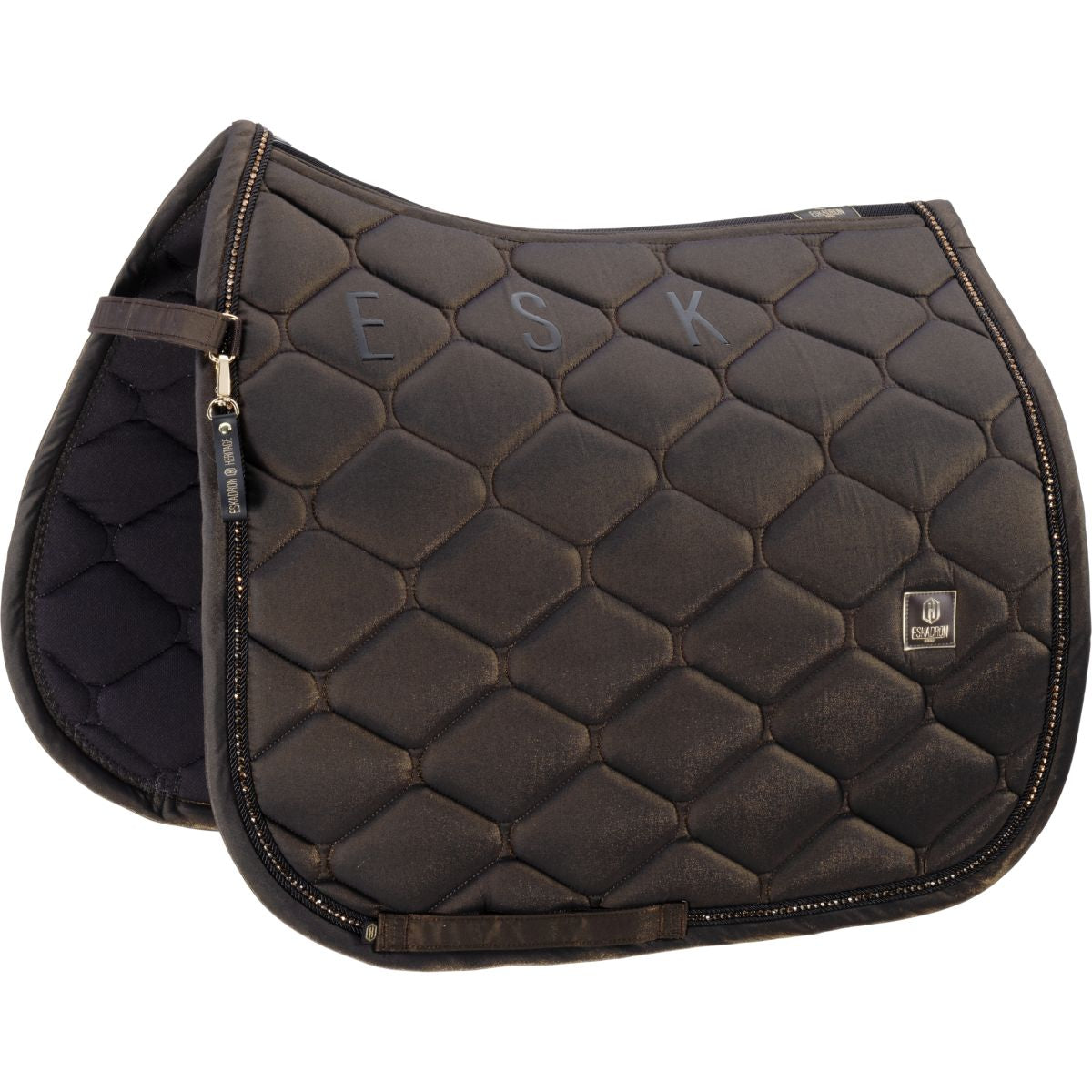 Eskadron Schabracke Heritage Glam Crystal Dressur Black Truffle