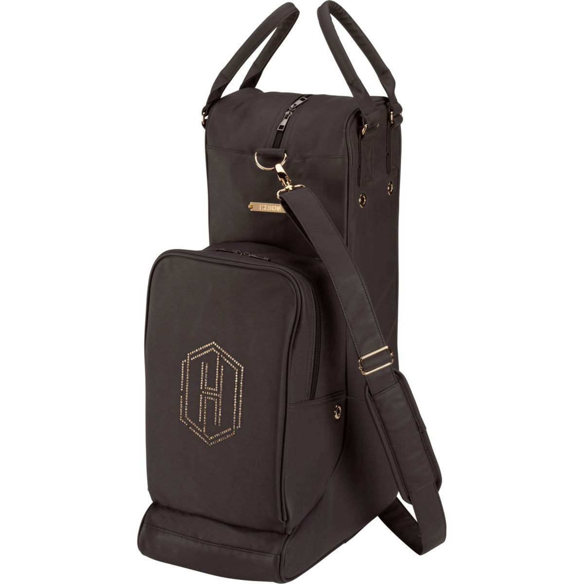 Eskadron Helm/Stiefeltasche Heritage Faux Leather Black Truffle