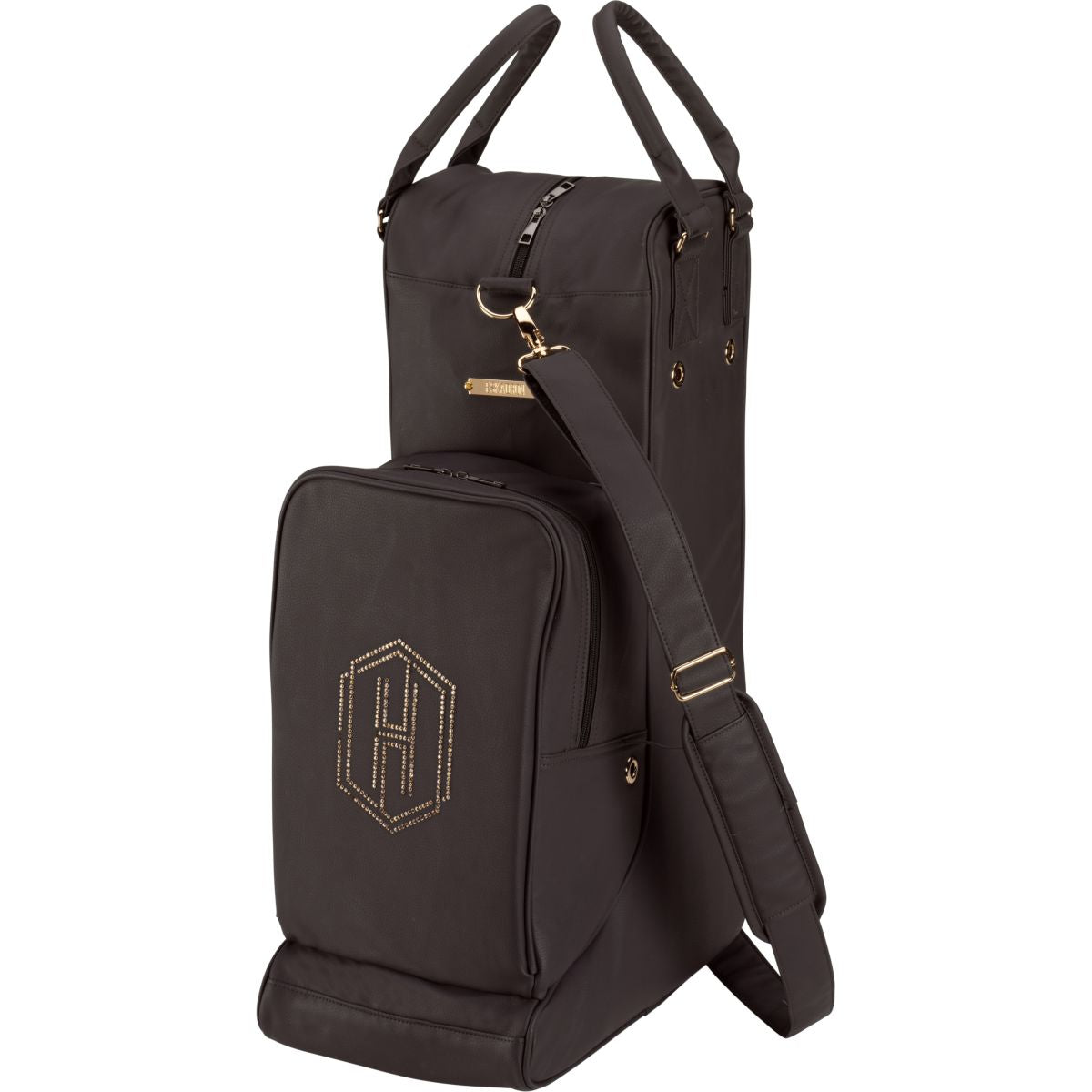 Eskadron Helm/Stiefeltasche Heritage Faux Leather Black Truffle