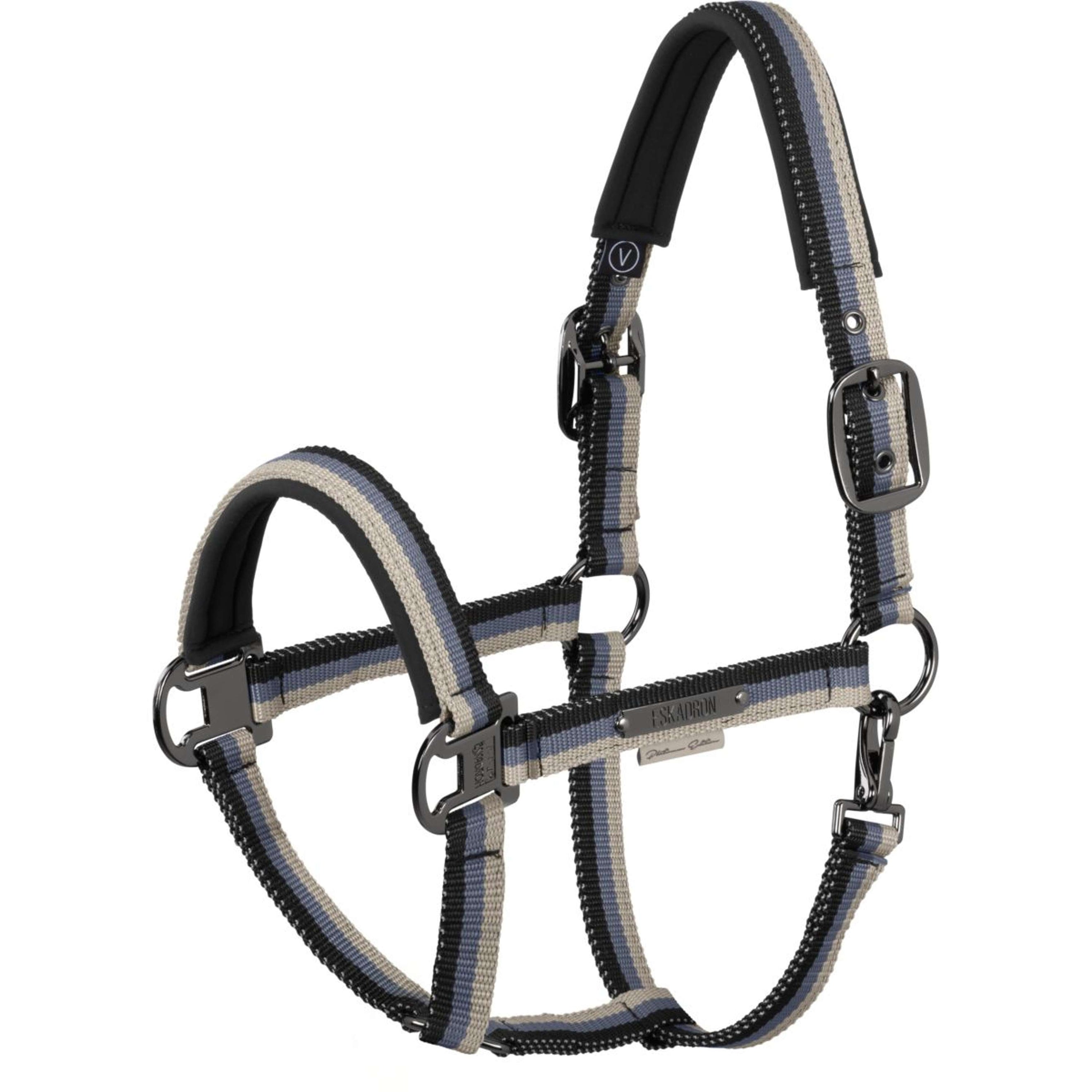 Eskadron Halfter Platinum '26 Garth Light Double Pin Black/Pale Slate