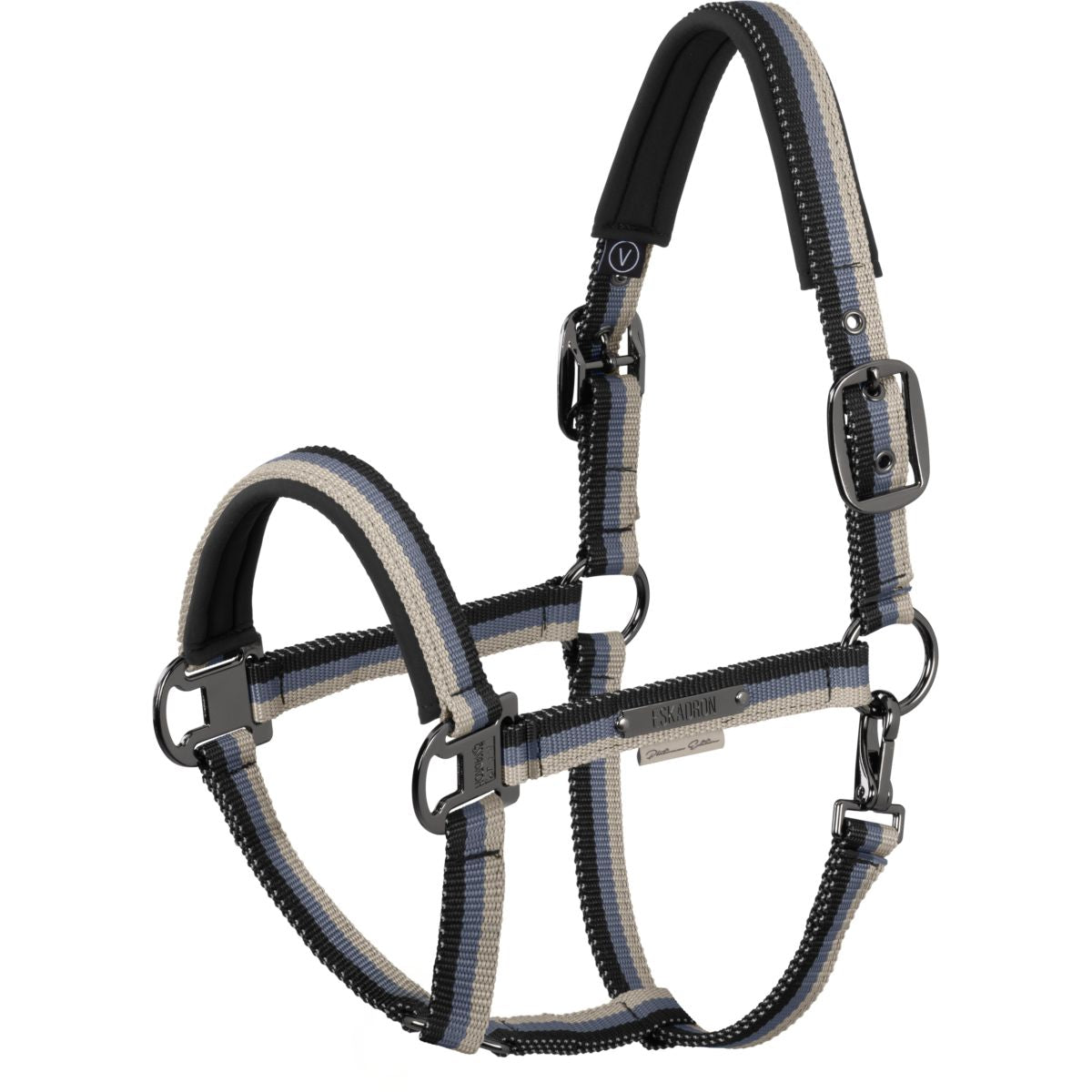 Eskadron Halfter Platinum '26 Garth Light Double Pin Black/Pale Slate