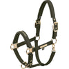Eskadron Halfter Heritage Faux Leather Double Pin Deep Moss