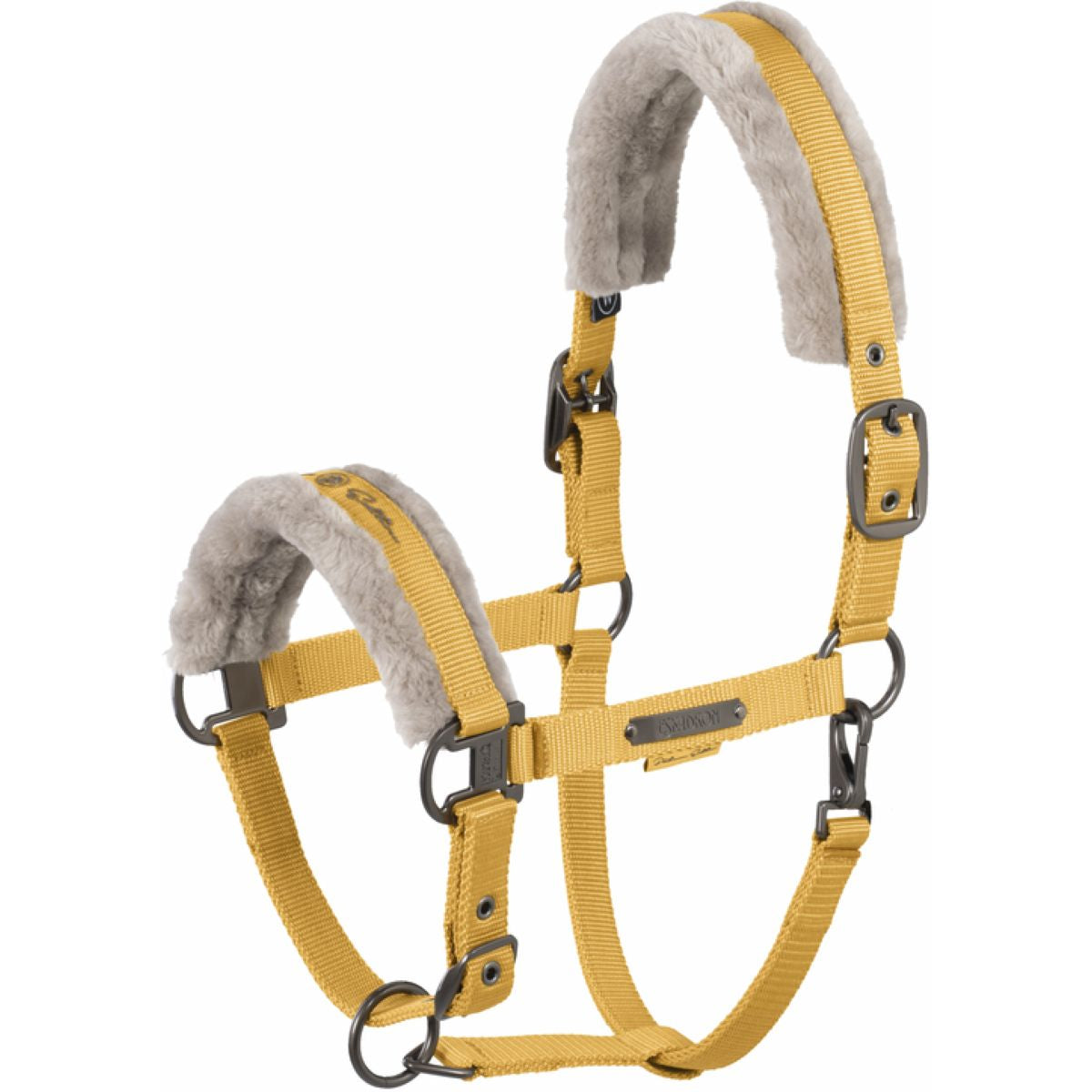 Eskadron Halfter Faux Fur Platinum '25 Golden Yellow