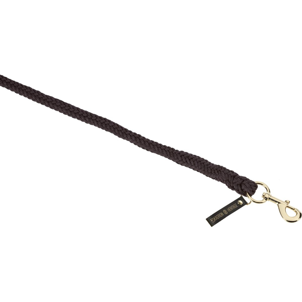 Eskadron Führstrick Heritage Duralastic Swivel Hook Black Truffle