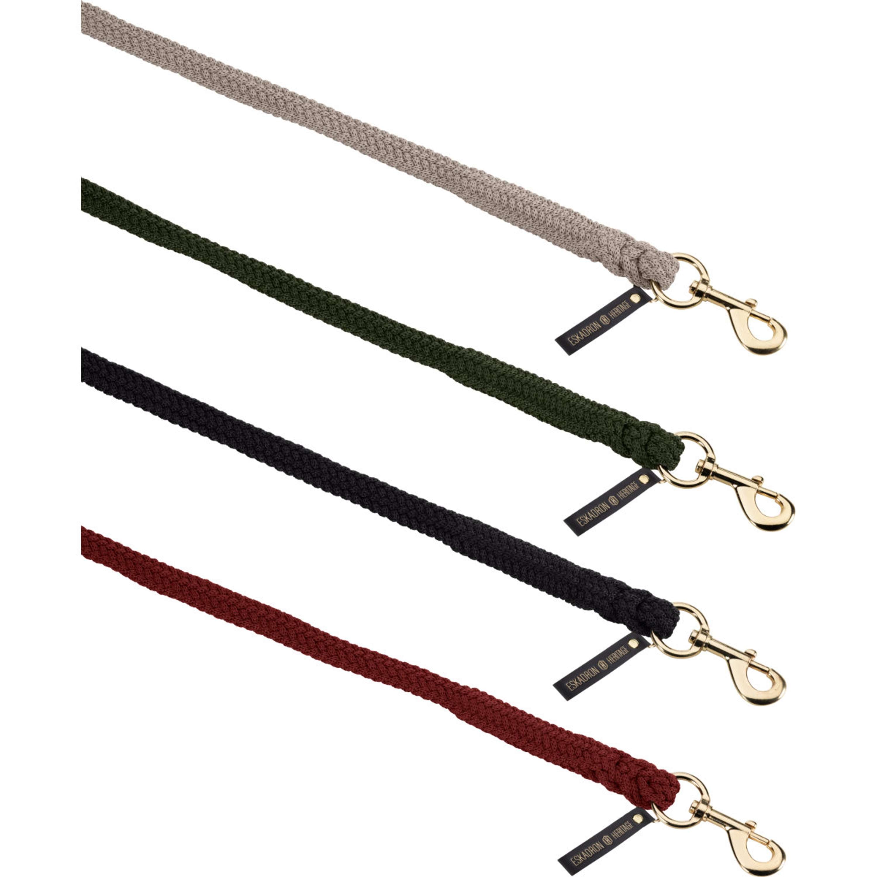 Eskadron Führstrick Heritage Duralastic mit Karabinerhaken Ash