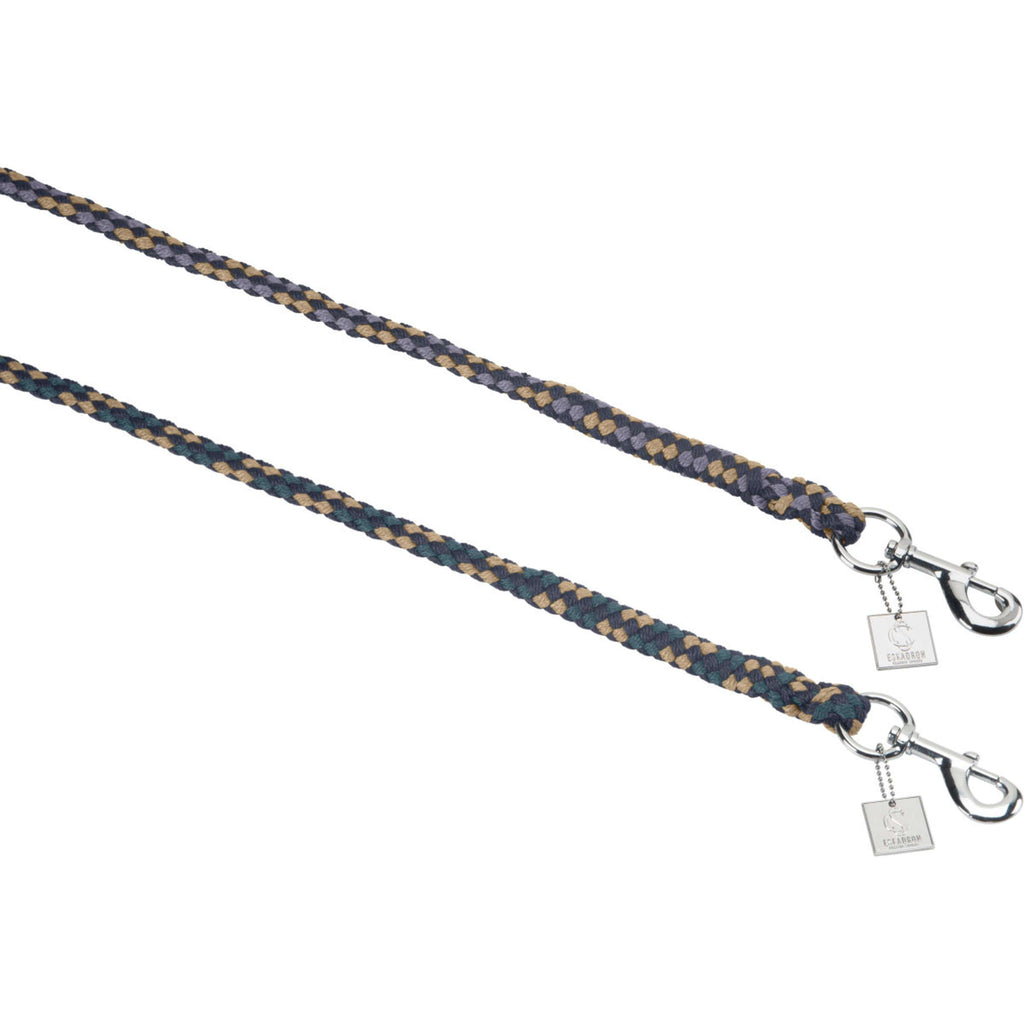 Eskadron Führstrick Classic Sports Regular mit Karabinerhaken Navy/Sierra/Orchid