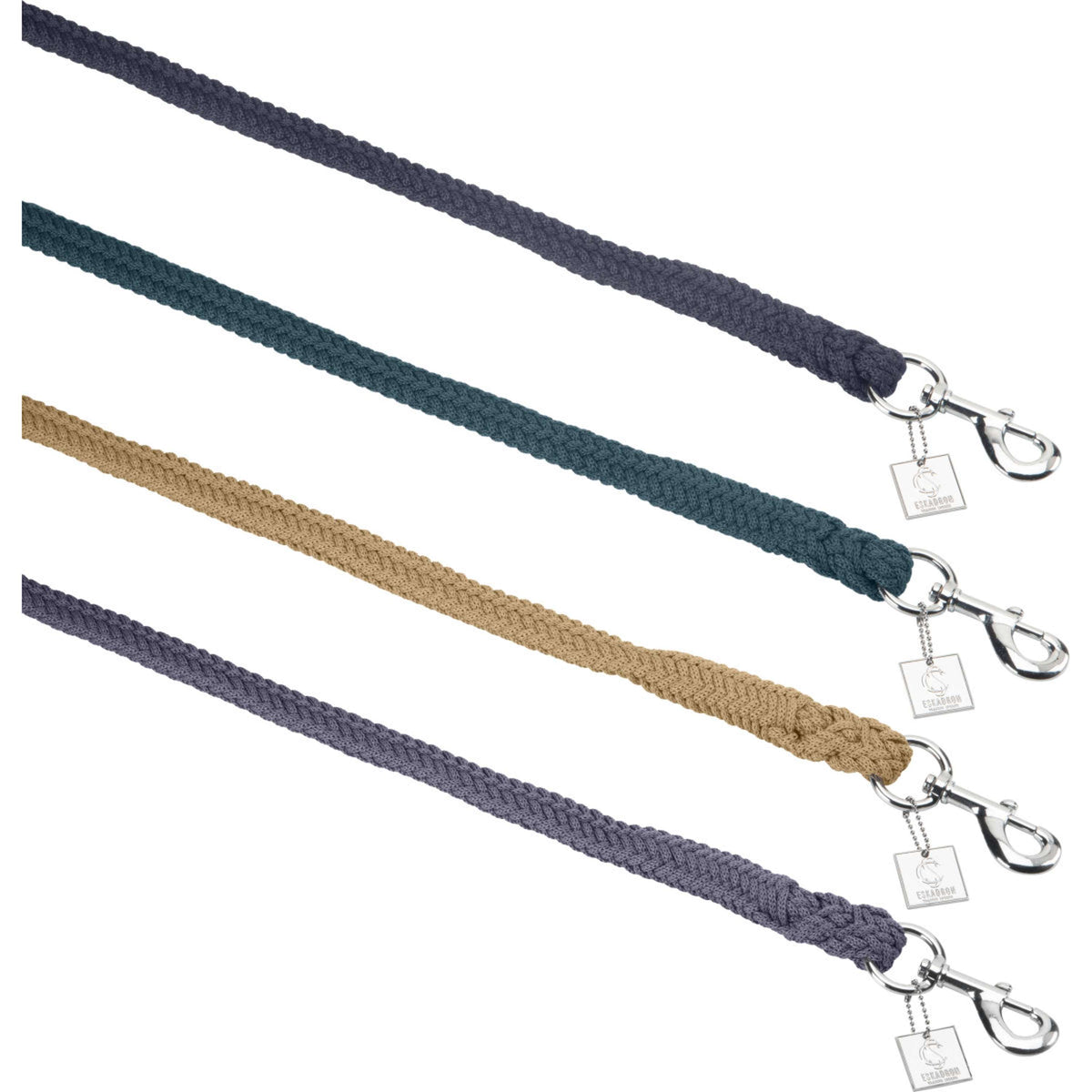 Eskadron Führstrick Classic Sports Duralastic mit Karabinerhaken Ocean