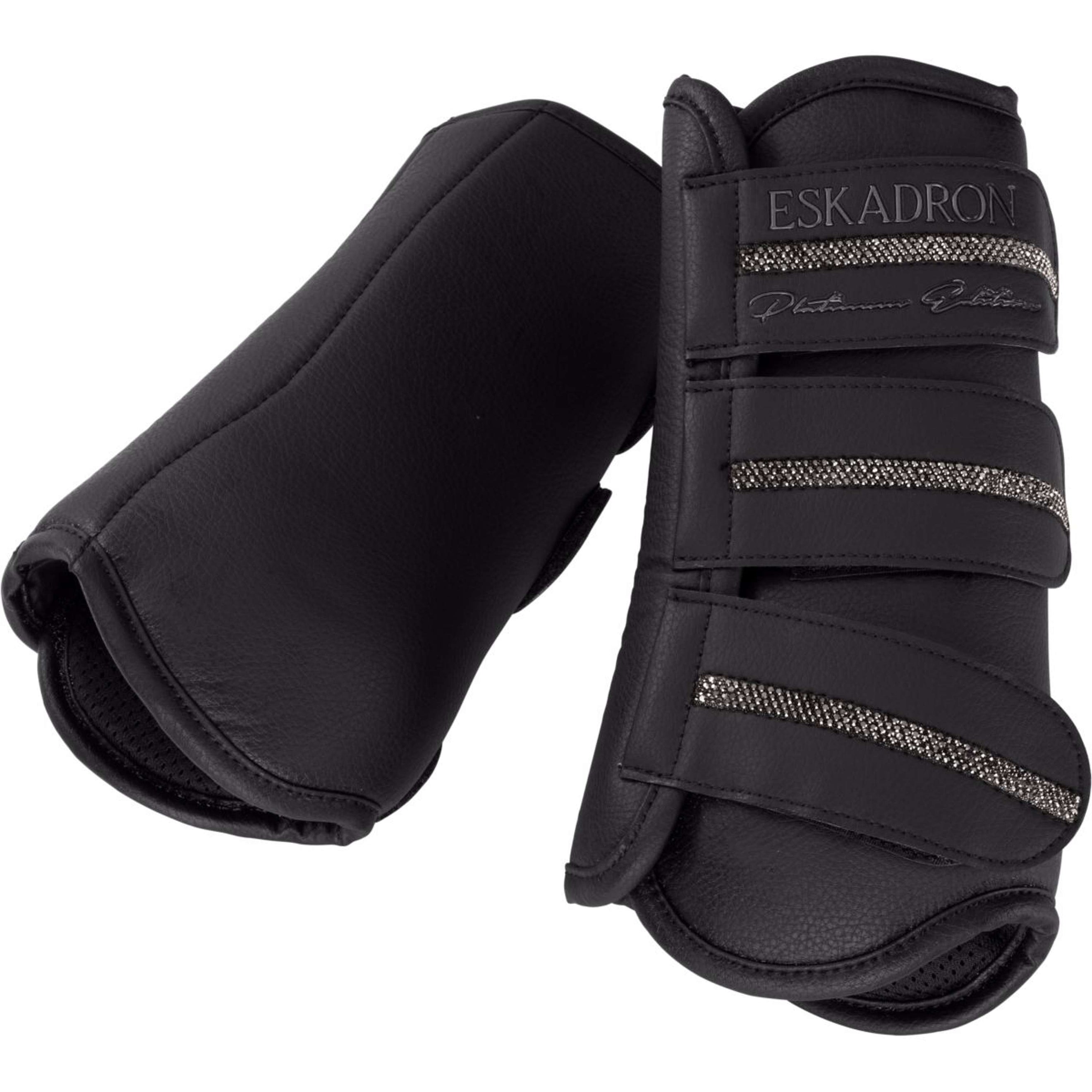 Eskadron Gamaschen Platinum '26 Allround Faux Leather Front Schwarz Eskadron Gamaschen Platinum '26 Allround Faux Leather Front Schwarz