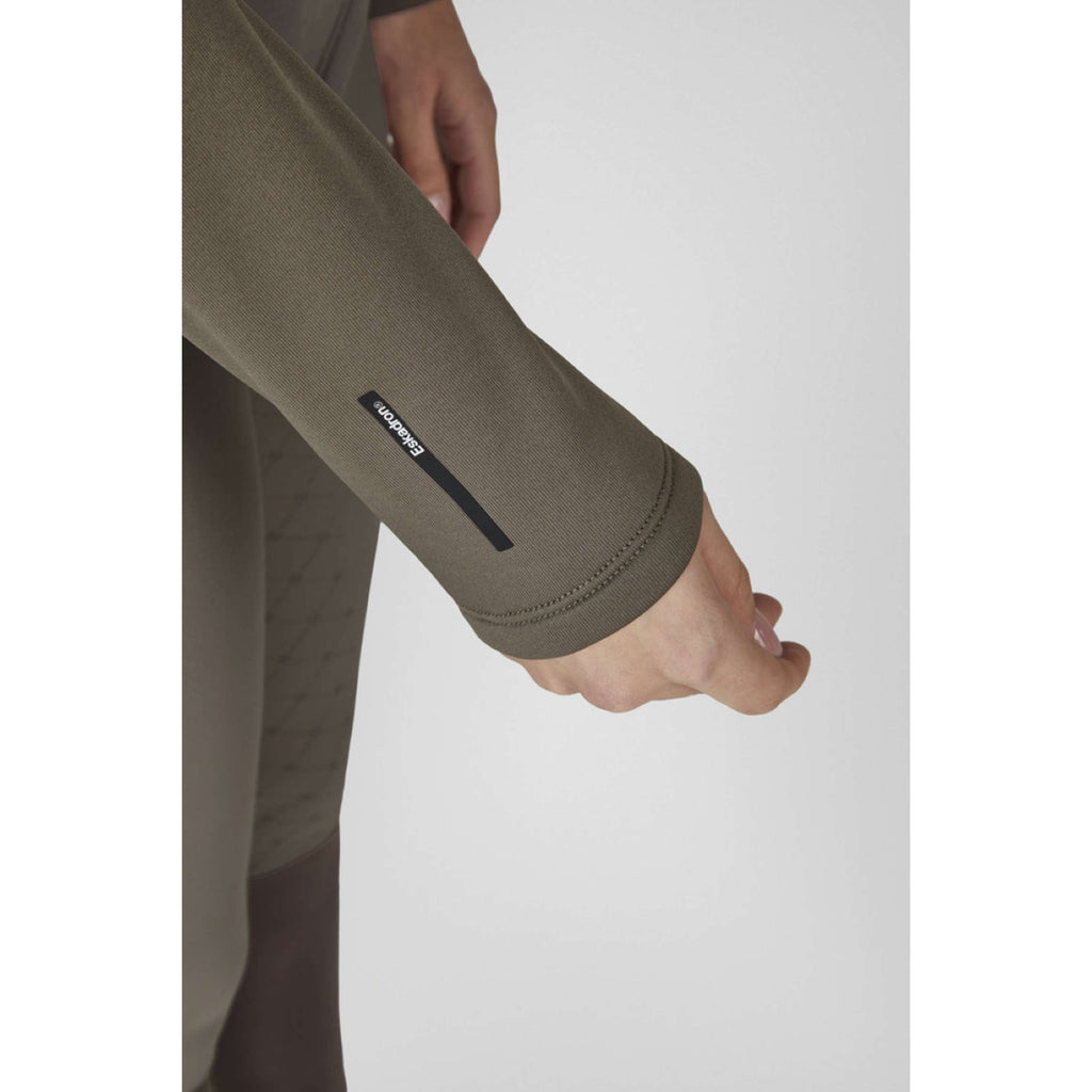 Eskadron Shirt Dynamics Half-Zip Powdertaupe