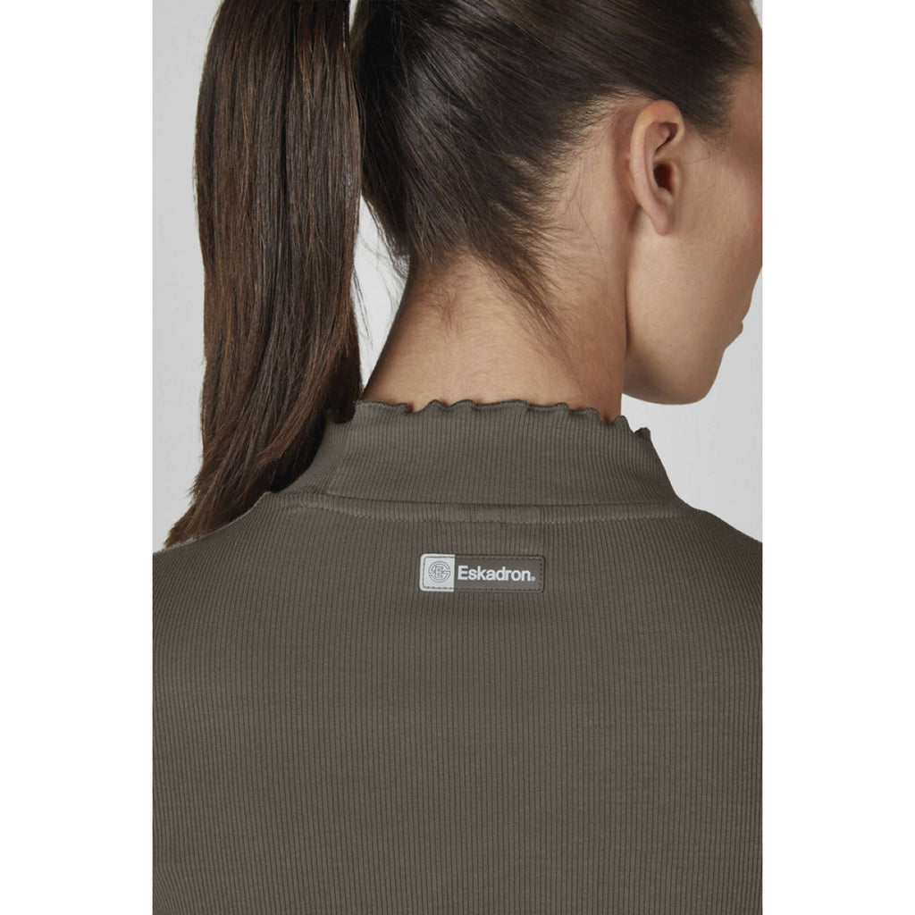 Eskadron Shirt Dynamics Turtleneck Rib Powdertaupe