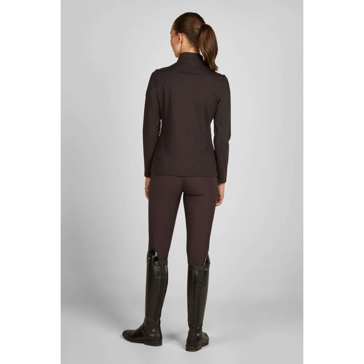 Eskadron Shirt Heritage Half-Zip Black Truffle