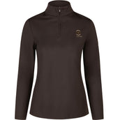 Eskadron Shirt Heritage Half-Zip Black Truffle