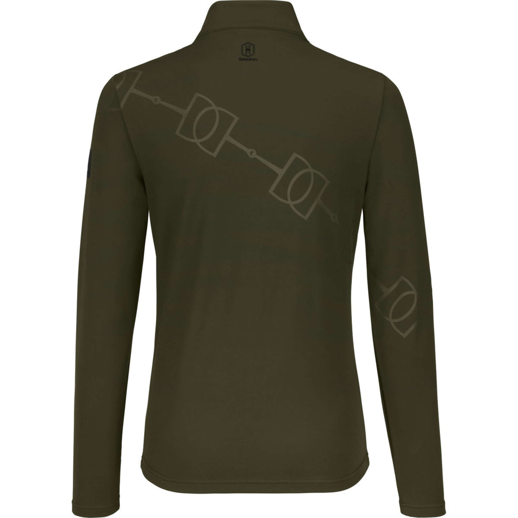Eskadron Shirt Heritage Half-Zip Deep Moss