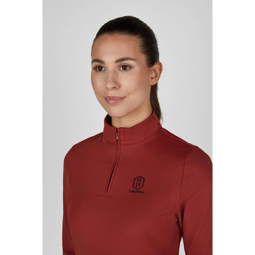 Eskadron Shirt Heritage Half-Zip Merlot