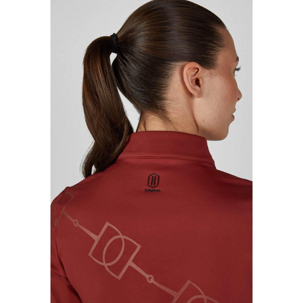 Eskadron Shirt Heritage Half-Zip Merlot