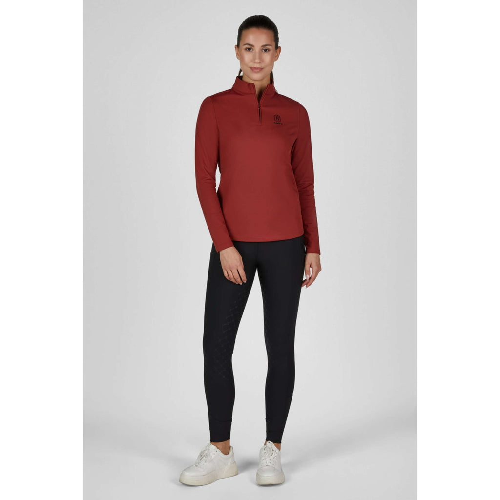 Eskadron Shirt Heritage Half-Zip Merlot