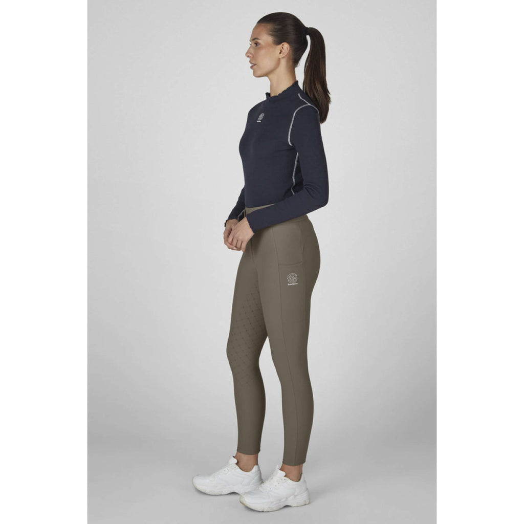 Eskadron Reitleggings Dynamics Cosy Full Grip Powdertaupe