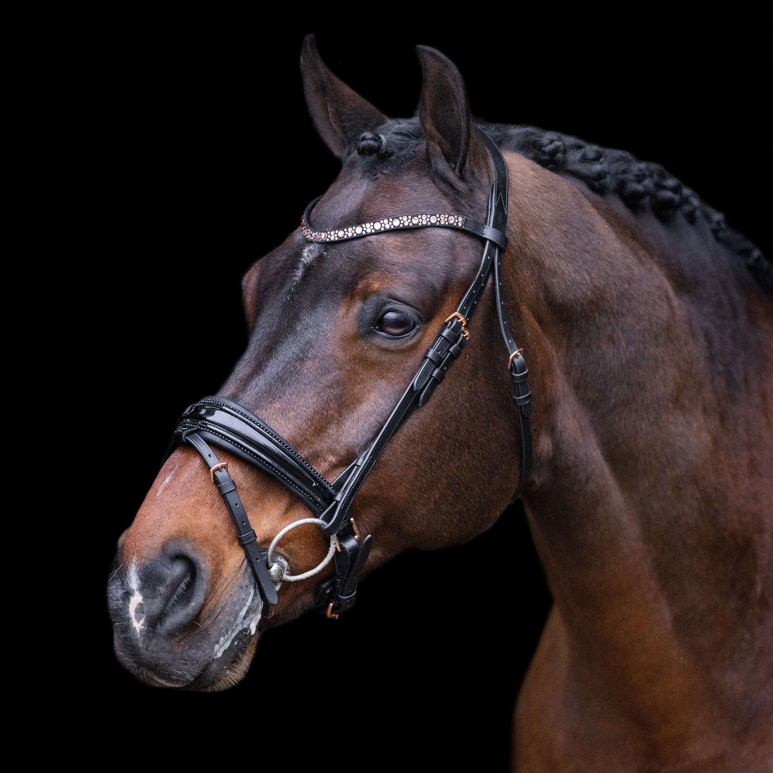 Imperial Riding Zaum IRHOlympia Schwarz/Rosegold Imperial Riding Zaum IRHOlympia Schwarz/Rosegold