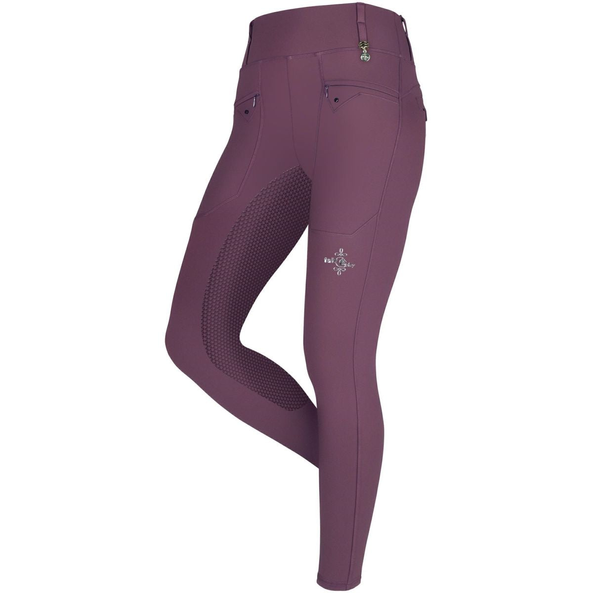 Fair Play Reitleggings Hexa Eggplant