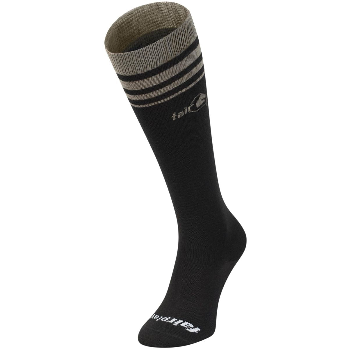 Fair Play Reitsocken Noorvik Black/Taupe Grey