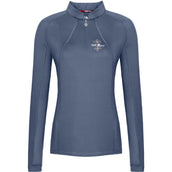 Fair Play Shirt Paula Lange Ärmel Steel Blue