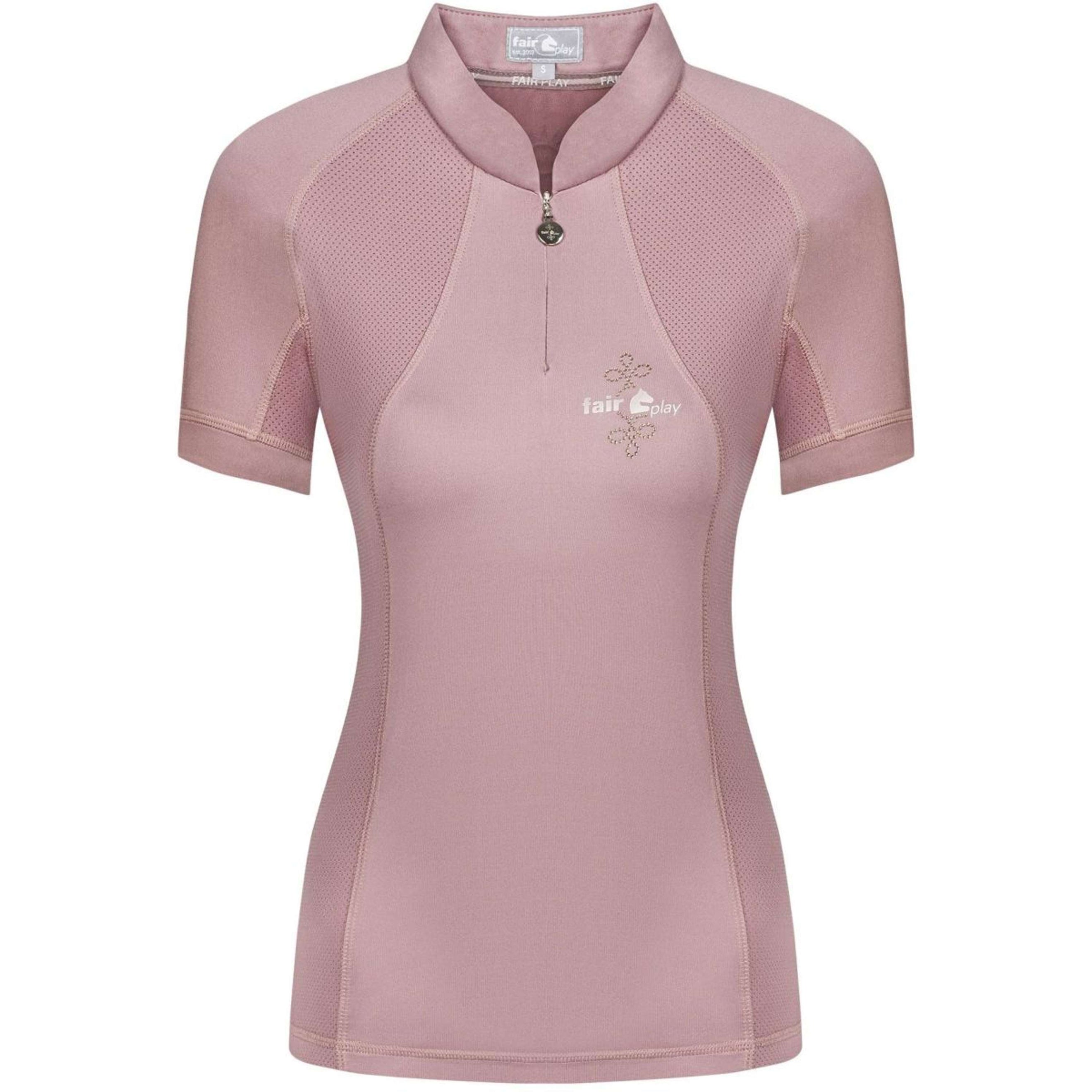 Fair Play Shirt Paula Kurze Armel Dusty Pink