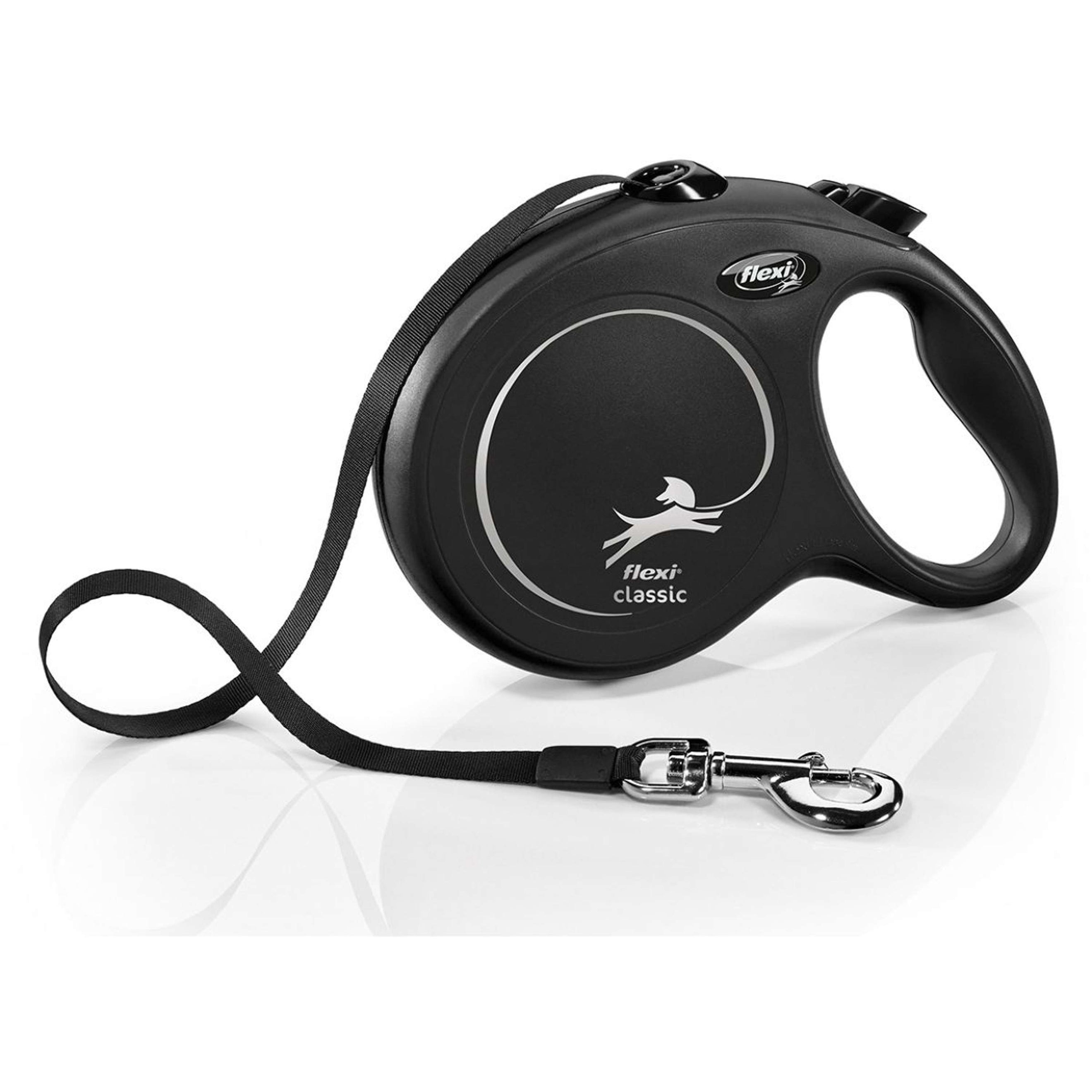 Flexi Gurtleine New Classic Schwarz Flexi Gurtleine New Classic Schwarz