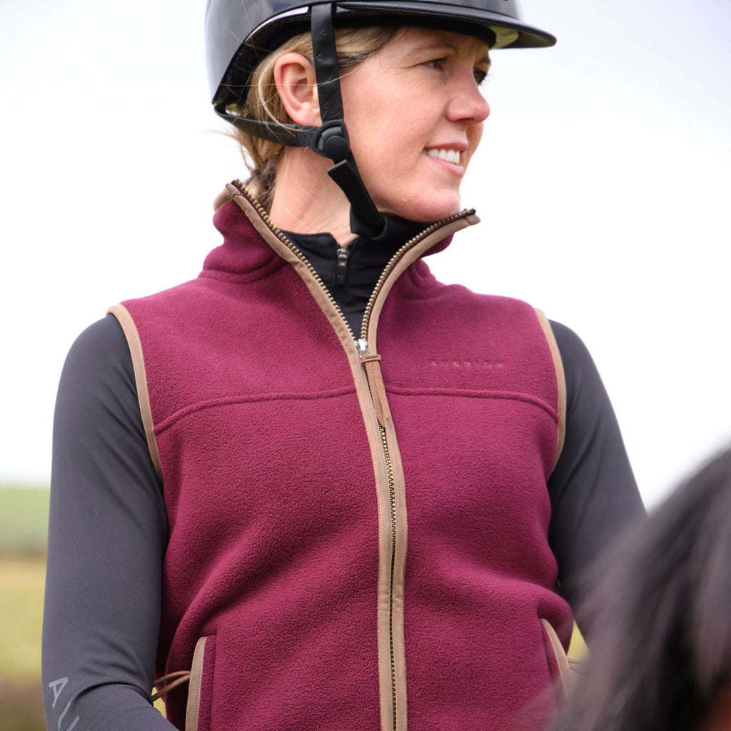 Aubrion by Shires Weste Original Fleece Maroon