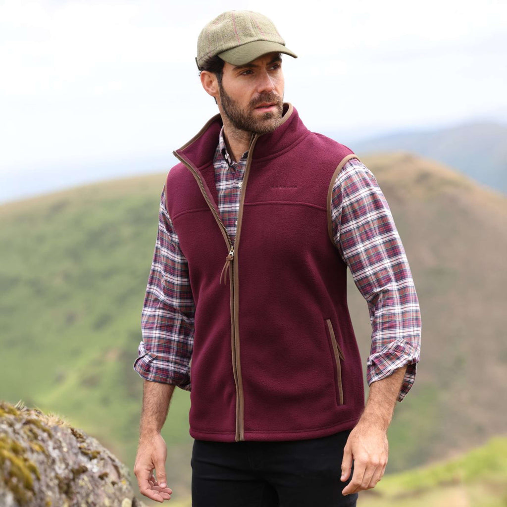 Aubrion by Shires Weste Original Fleece Maroon
