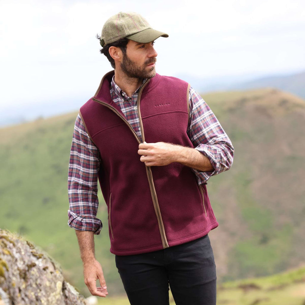 Aubrion by Shires Weste Original Fleece Maroon
