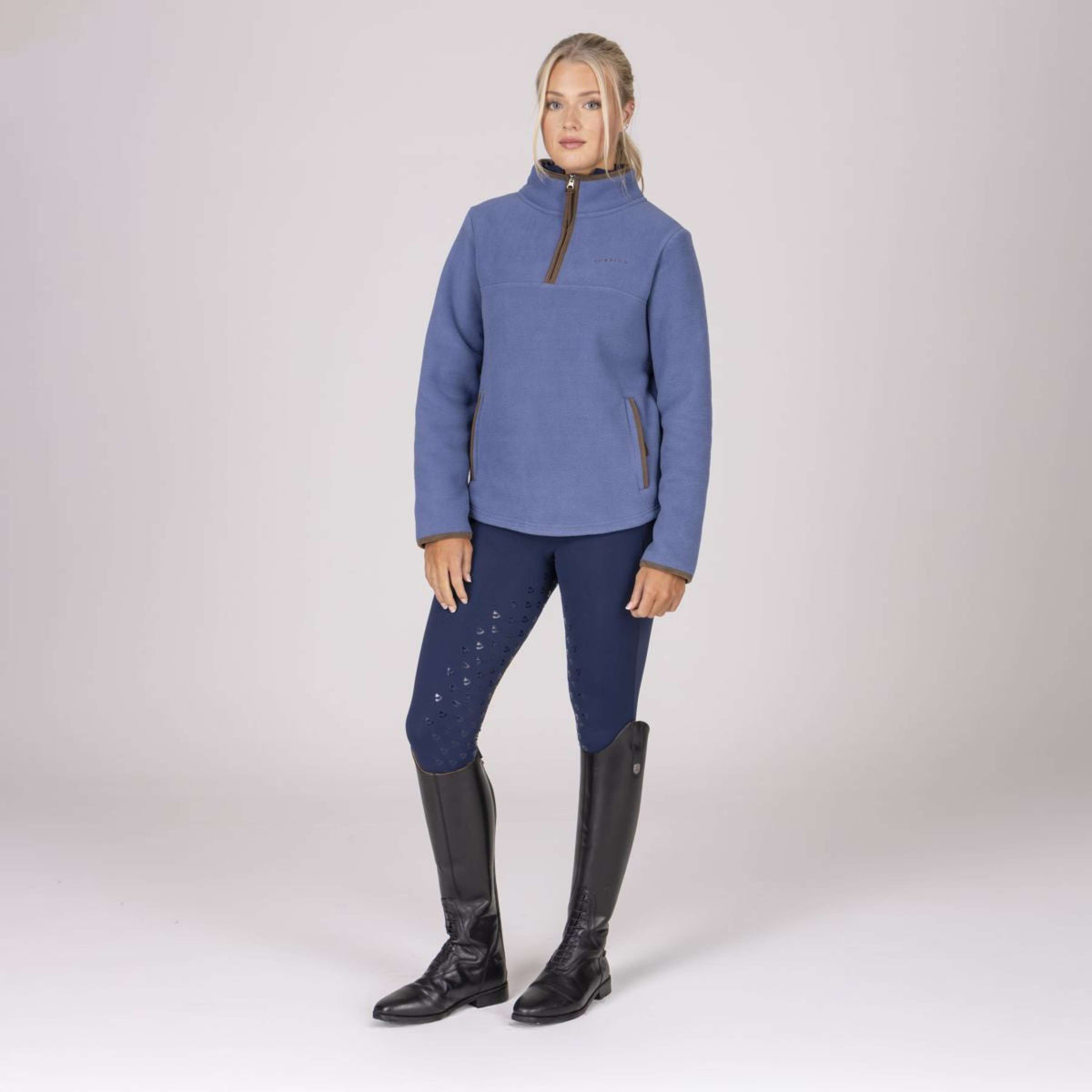 Aubrion by Shires Pullover Original Fleece Blau