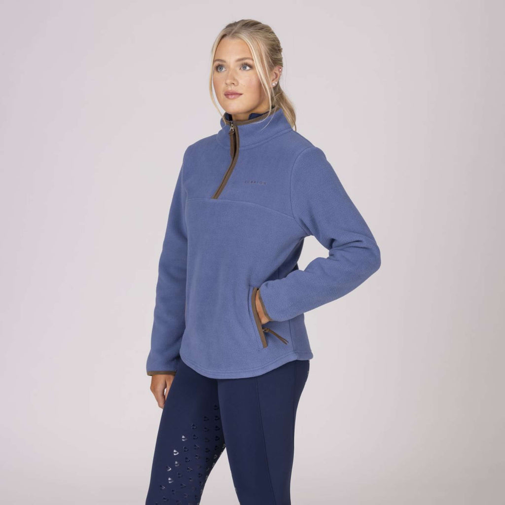Aubrion by Shires Pullover Original Fleece Blau