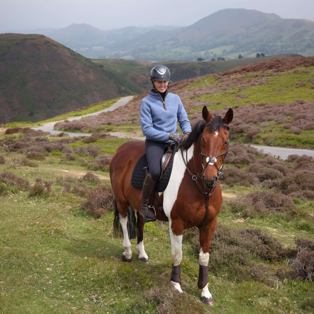 Aubrion by Shires Pullover Original Fleece Blau