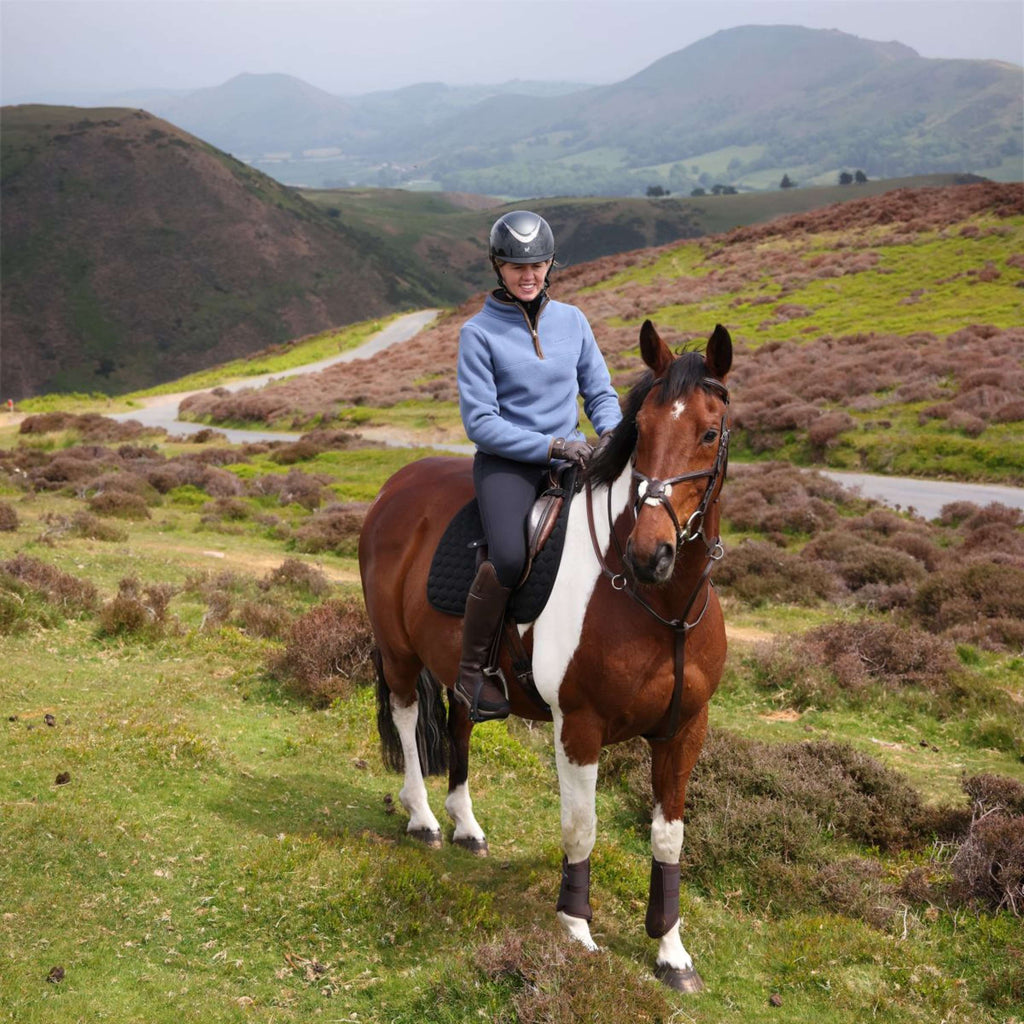 Aubrion by Shires Pullover Original Fleece Blau