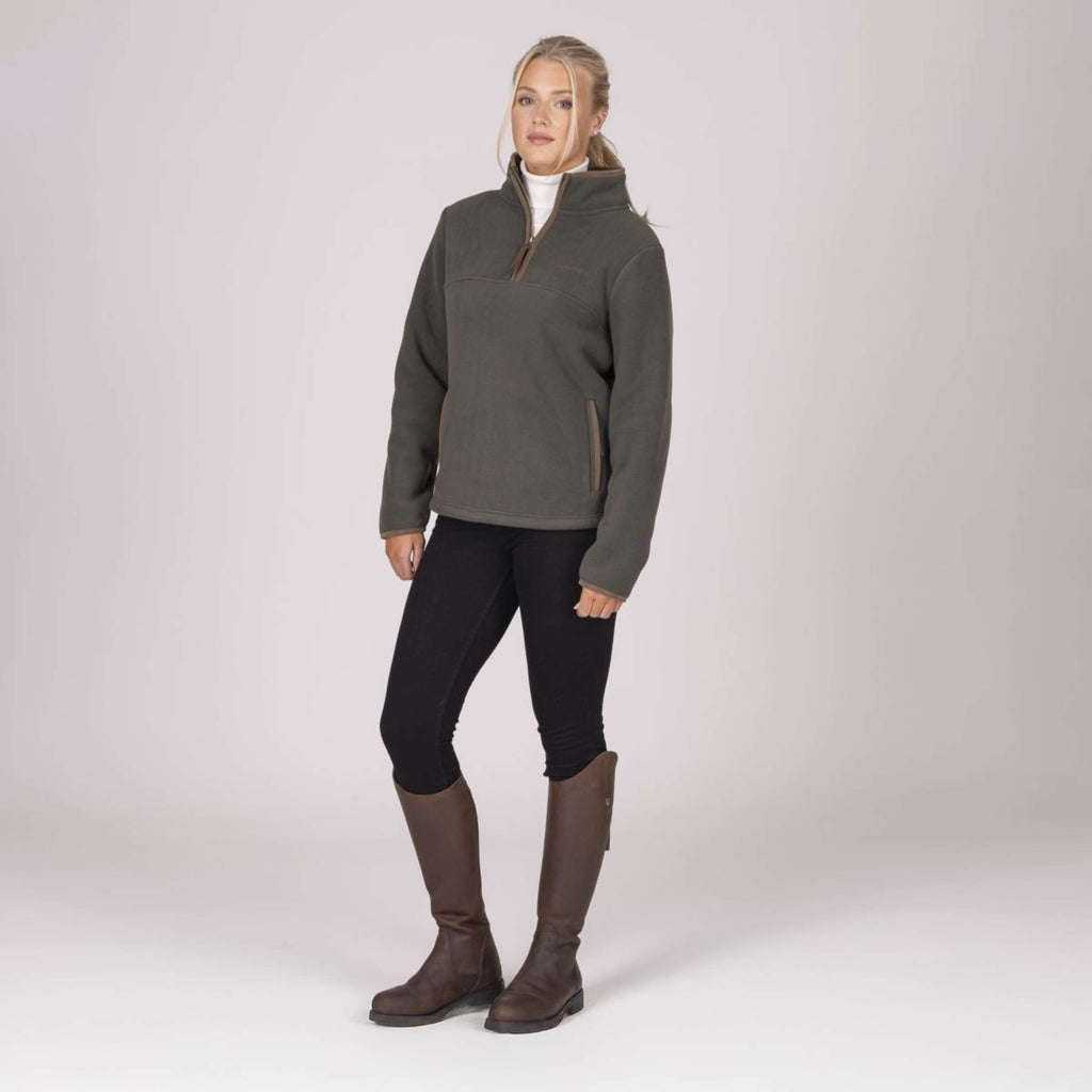 Aubrion by Shires Pullover Original Fleece Grün